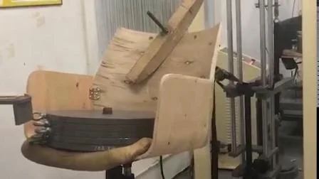 Cadeira de escritório ergonômica moderna giratória de metal para computador executivo de couro para funcionários